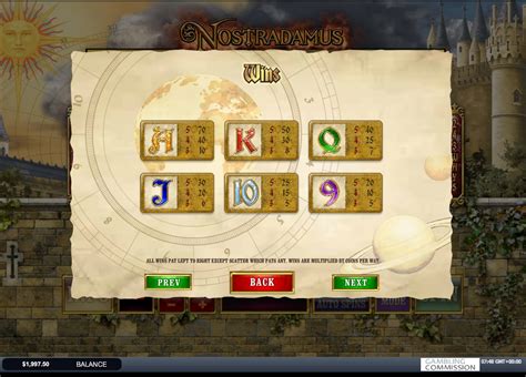 Nostradamus Prophecy Slot Machine .